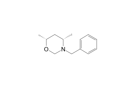 trans-3-Benzyl-4,6-dimethyl-4-phenethyltetrahydro-1,3-oxazine