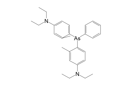 Benzenamine, 4,4'-(phenylarsinidene)bis[N,N-diethyl-3-methyl-