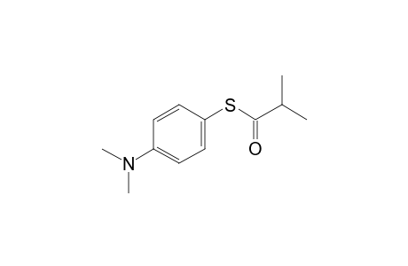 4-(Dimethylamino)thiophenol, S-(2-methylpropionyl)-