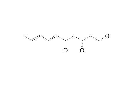 STREPTENOL-C;(3S,6E,8E)-1,3-DIHYDROXY-6,8-DECADIEN-5-ONE