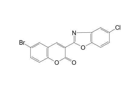 6-bromo-3-(5-chloro-2-benzoxazolyl)coumarin