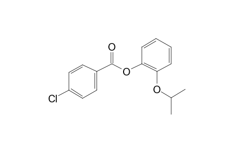 4-Chlorobenzoic acid, 2-isopropoxyphenyl ester