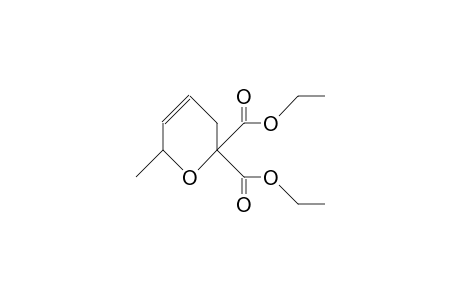 2,2-DIETHOXYCARBONYL-6-METHYL-3,6-DIHYDRO-2H-PYRAN
