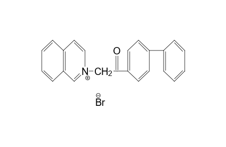 2-(p-phenylphenacyl)isoquinolinium bromide