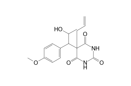 5-allyl-5-[2-hydroxy-1-(p-methoxyphenyl)propyl]barbituric acid