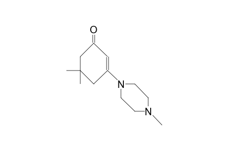 5,5-dimethyl-3-(4-methyl-1-piperazinyl)-2-cyclohexen-1-one