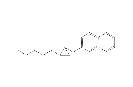 trans-2-[(2-Pentylcyclopropyl)methyl]naphthalene