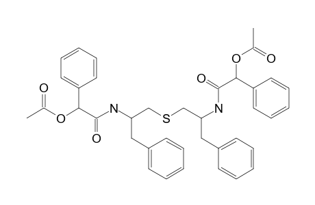 bis{2-[Acetoxy(phenyl)methylcarbonyl]amino-3-phenylpropyl}sulfide