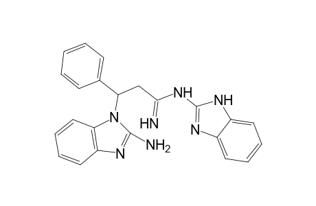 3-(2-AMINOBENZIMIDAZOL-1-YL)-3-PHENYLPROPIONIC-ACID-BENZIMIDAZOL-2-YLAMIDINE