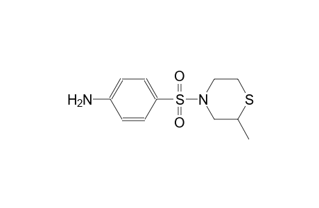 4-[(2-methyl-4-thiomorpholinyl)sulfonyl]aniline