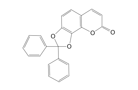 2,2-di(phenyl)pyrano[5,6-g][1,3]benzodioxol-8-one