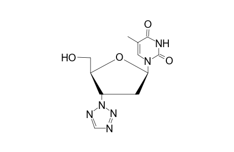 Pyrimidine-2, 4(1H, 3H)-dione, 1-[2-hydroxymethyl-3-(2H-tetrazol-2-yl)tetrahydrofuran-2-yl]-5-methyl-