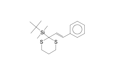 t-Butyldimethyl(2-styryl[1,3]dithian-2-yl)silane