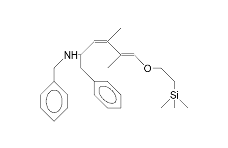 (2S)-(Z,E)-N,N-Benzyl-2-(6-[2'-trimethylsilyl-ethoxy]-4,5-dimethyl-1-phenyl)-hexa-3,5-dienylamine