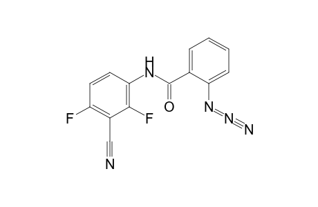 2-azido-3'-cyano-2',4'-difluorobenzanilide