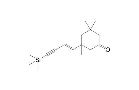 3,5,5-Trimethyl-3-(4-trimethylsilylbut-1-en-3-yn-1-yl)cyclohexanone