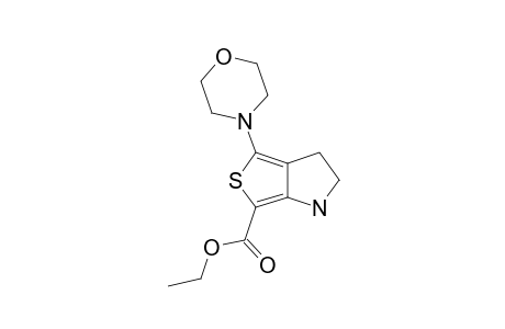 ETHYL-2,3-DIHYDRO-4-MORPHOLINO-1H-THIENO-[3,4-B]-PYRROLE-6-CARBOXYLATE