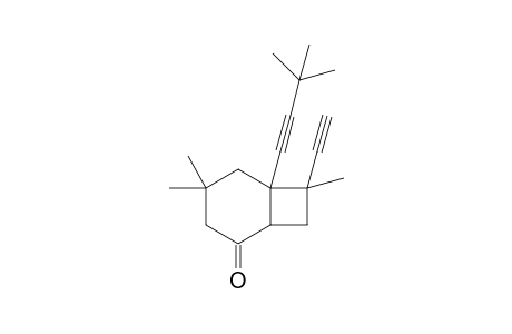 3-(3,3'-Dimethylbut-1'-ynyl)-5,5-dimethyl-2-(2"-methylidenebut-3"-ynyl0cyclohexan-1-one