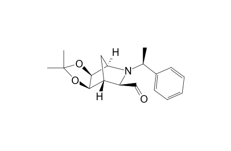 (1R,2R,6S,7R,9R)-4,4-Dimethyl-8-[(S)-2-phenylethyl]-3,5-dioxa-8-azatricyclo[5.2.1.0(2,6)]decane-9-carbaldehyde