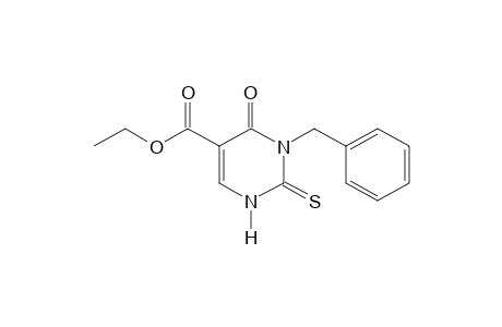 3-benzyl-4-oxo-1,2,3,4-tetrahydro-2-thioxo-5-pyrimidinecarboxylic acid, ethyl ester