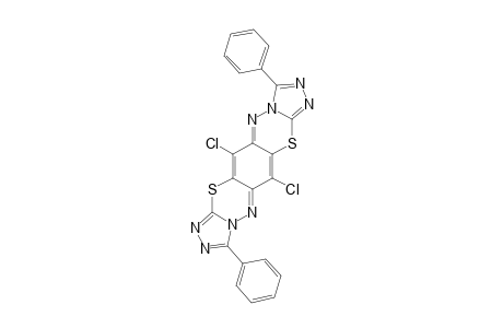 6,13-Dichloro-3,10-diphenylbis[1,2,4]triazolo[3,4-b:3',4'-b']benzo[1,2-c:4,5-e']bis[1,3,4]thiadiazine