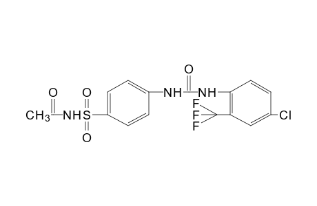 4'-(acetylsulfamoyl)-4-chloro-2-(trifluoromethyl)carbanilide