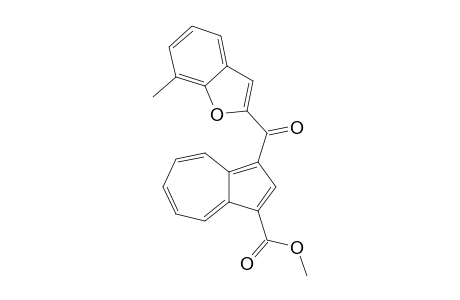 3-(7-Methylbenzofuran-2-carbonyl)azulene-1-carboxylic acid methyl ester