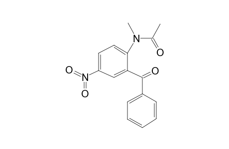 Benzophenone, 2-[N-methyl-N-acetylamino]-5-nitro-