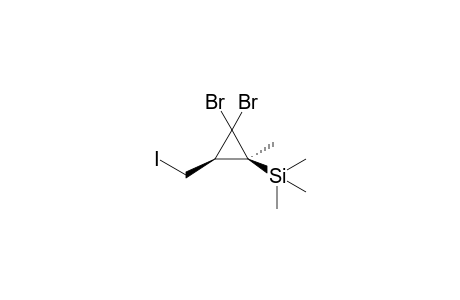 1,1-Dibromo-3-(iodomethyl)-2-methyl-2-(trimethylsilyl)cyclopropane