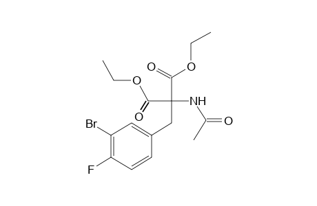 acetamido(3-bromo-4-fluorobenzyl)malonic acid, diethyl ester