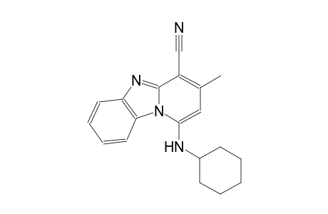 1-(cyclohexylamino)-3-methylpyrido[1,2-a]benzimidazole-4-carbonitrile