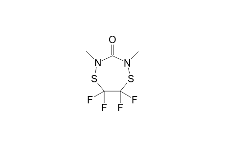 6,6,7,7-Tetrafluoro-2,4-dimethyl-1,5,2,4-dithiadiazepane-3-one