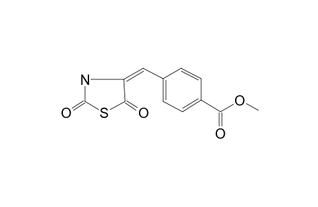 Benzoic acid, 4-(2,5-dioxo-4-thiazolidinylidenomethyl)-, methyl ester