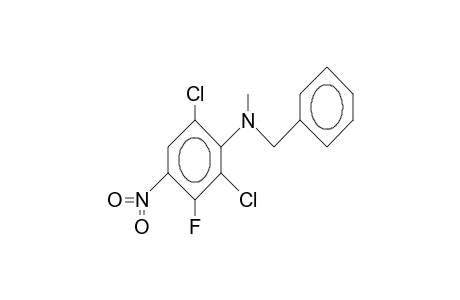 N-Benzyl-2,6-dichloro-3-fluoro-N-methyl-4-nitro-aniline