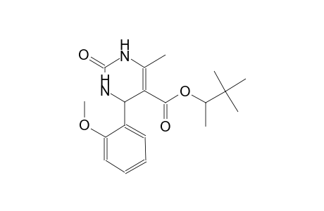 5-Pyrimidinecarboxylic acid, 1,2,3,4-tetrahydro-4-(2-methoxyphenyl)-6-methyl-2-oxo-, 1,2,2-trimethylpropyl ester