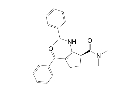 (.alpha.R,3S)-1-Benzoyl-2.alpha.-methylbenzylamino-3-N,N-dimethylcarbamoylcyclopentene