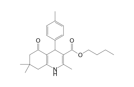 Butyl 1,4,7,8-tetrahydro-2,7,7-trimethyl-5(6H)-oxo-4-(p-tolyl)quinoline-3-carboxylate