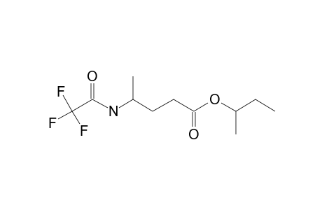 Pentanoic acid, 4-[(trifluoroacetyl)amino]-, 1-methylpropyl ester