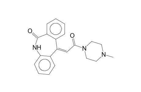 Piperazine, 1-[(5,6-dihydro-6-oxo-11H-dibenz[b,e]azepin-11-ylidene)acet