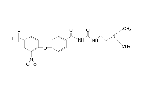 1-[2-(DIETHYLAMINO)ETHYL]-3-{p-[(2-NITRO-alpha,alpha,alpha-TRIFLUORO-p-TOLYL)OXY]BENZOYL}UREA