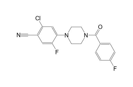 2-Chloro-5-fluoro-4-[4-(4-fluoro-benzoyl)-piperazin-1-yl]-benzonitrile