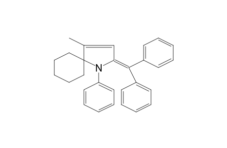 1-Azaspiro[4.5]dec-3-ene, 2-(diphenylmethylene)-4-methyl-1-phenyl-