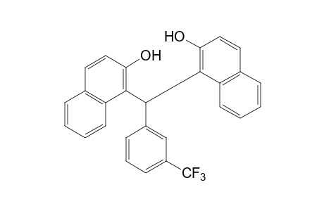 1,1'-[m-(Trifluoromethyl)benzylidene]di-2-naphthol