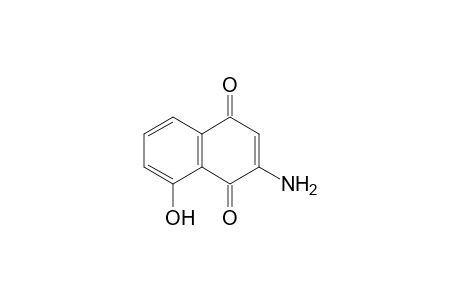 1,4-Naphthalenedione, 2-amino-8-hydroxy-