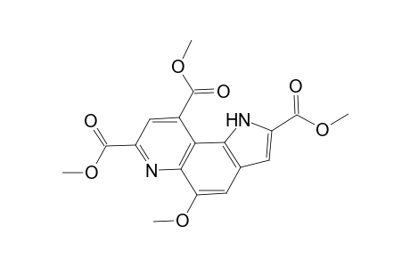 1H-Pyrrolo[2,3-f]quinoline-2,7,9-tricarboxylic acid, 5-methoxy-, trimethyl ester