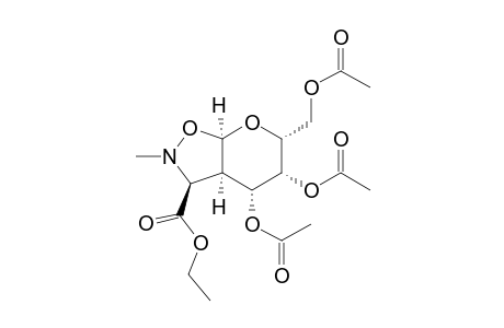 (3S,3aR,4R,5R,6R,7aR)-4,5-Diacetoxy-6-(acetoxymethyl)-3-(ethoxycarbonyl)-2-methyl-hexahydro-4H-pyrano[3,2-d]isoxazole