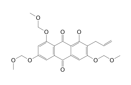 9,10-Anthracenedione, 1-hydroxy-3,6,8-tris(methoxymethoxy)-2-(2-propenyl)-