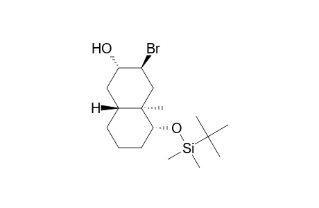 (2S,3S,4aR,5R,8aR)-3-bromanyl-5-[tert-butyl(dimethyl)silyl]oxy-4a-methyl-2,3,4,5,6,7,8,8a-octahydro-1H-naphthalen-2-ol