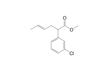 Methyl 2-(3'-chlorophenyl)hex-4-enoate