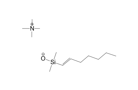 DW-VIII-56;TETRAMETHYLAMMONIUM-(E)-DIMETHYL-(1-HEPTENYL)-SILYLOXIDE